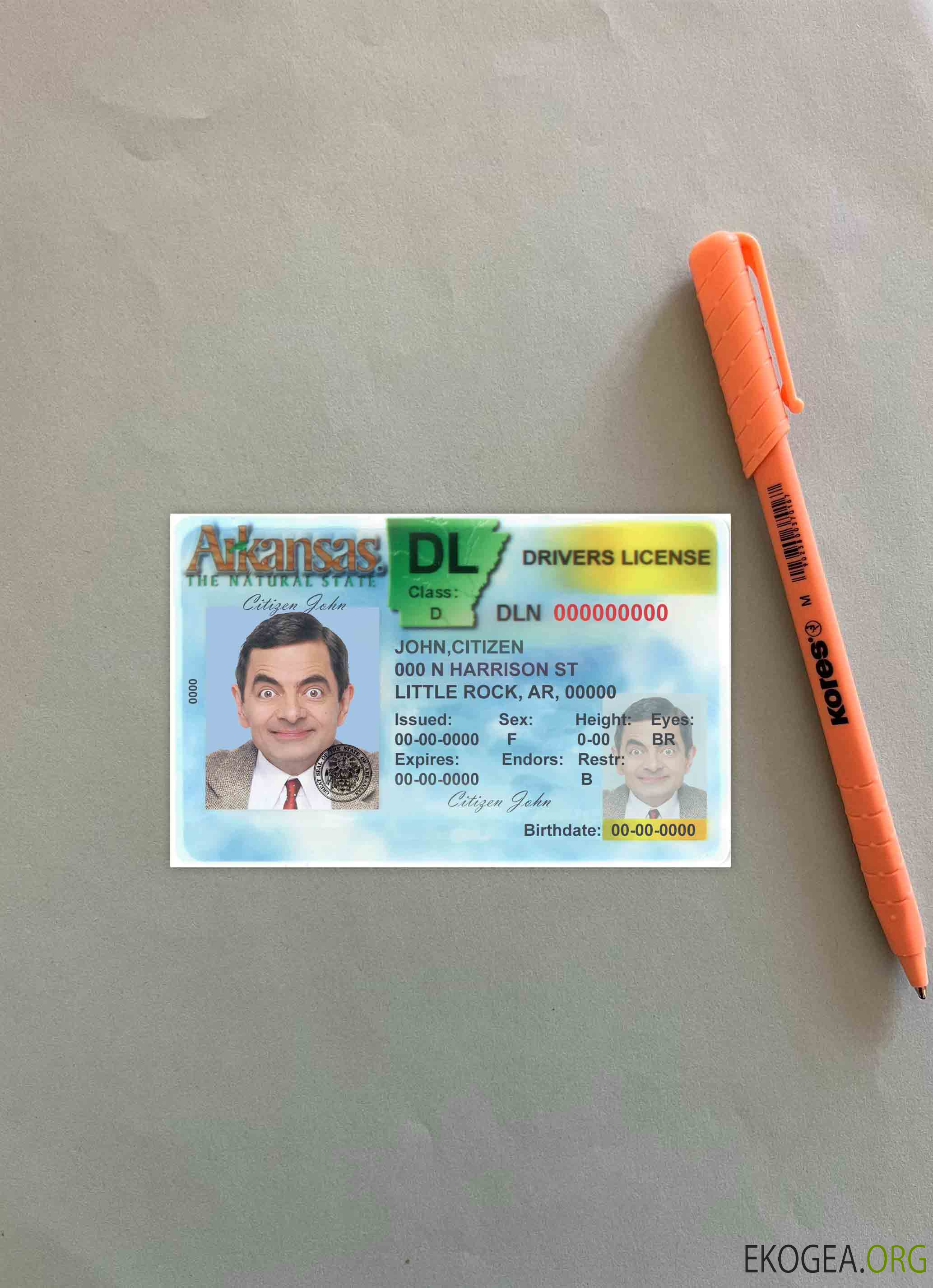 USA Arkansas DL version 2 (recto) photolook